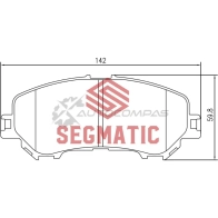 Тормозные колодки дисковые передние nissan qashqai 2 0 2014- nissan x-trail 2 0 2014- nissan qashqai 2 0 2015-