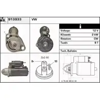 Стартер EDR B2MBR Volkswagen Passat (B5) 3 Седан 4.0 W8 4motion 275 л.с. 2001 – 2004 JX IU7JG 913933