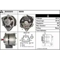 Генератор EDR 1420128515 930320 Y 0EX8M FCSRY
