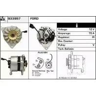 Генератор EDR 933957 NG7 US PM56MKN Ford Escort 7 (FA, GAL, ABL) Хэтчбек