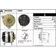 Генератор EDR 934025 G OPR57 Ford Escort 7 (FA, GAL, ABL) Хэтчбек KYVT5