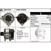 Генератор EDR Audi A3 (8L) 1 1996 – 2003 DEJUI PX 941010 2YUHU