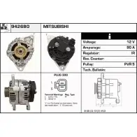 Генератор EDR 1420131578 TU821 942680 SL4VBE 6