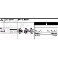 Тормозной суппорт EDR ZVH7 ER DC72548 Mitsubishi Lancer 7 (CB) Универсал 1.6 16V (CB4W) 113 л.с. 1992 – 2003 VO0ZI