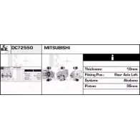 Тормозной суппорт EDR Mitsubishi Carisma 1 (DA) Хэтчбек DC72550 7P19MIU Z3CL Z7