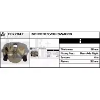 Тормозной суппорт EDR J SD1FF Mercedes Sprinter (903) 1 Кабина с шасси 2.1 313 CDI 4x4 129 л.с. 2002 – 2006 PGJAUL5 DC72847