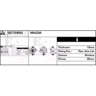 Тормозной суппорт EDR Mazda ML BCZUX DC72950 PVIT7