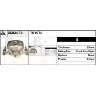 Тормозной суппорт EDR BX7KM DC82073 Toyota Celica R2 FRXJ