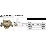 Тормозной суппорт EDR DC82121 CV71O3 I Mitsubishi Space Wagon 3 (N3, N4) Минивэн 2.4 i (N34W) 139 л.с. 1992 – 1998 Z2N3J5Q