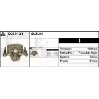 Тормозной суппорт EDR QS08H DC82131 6ZL8 LD Suzuki Swift (HT, SF) 1 1991 – 2004