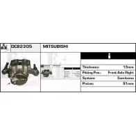 Тормозной суппорт EDR Mitsubishi Colt 4 (CAA) Хэтчбек DC82305 RGNAG4B C HWD2Q