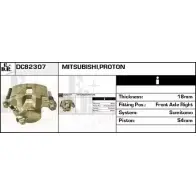 Тормозной суппорт EDR Mitsubishi Lancer 8 (CK5) Седан 1.8 16V 205 л.с. 1995 – 2003 OJ0R6 2HIJI 9 DC82307