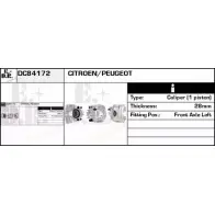 Тормозной суппорт EDR Citroen C5 3 (RW, PF3) Универсал 6BX4T DC84172 51 LX1GU