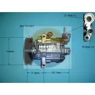 Компрессор кондиционера AUTO AIR GLOUCESTER W9V2G 14-1453 DZTYQ WW Nissan Micra (K12) 3 Хэтчбек 1.2 16V 65 л.с. 2003 – 2010