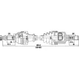 Приводной вал DYNAMATRIX S7WQ VK0 MMRT1X DDS218027 1420413522