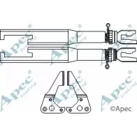 Система тяг и рычагов, тормозная система APEC BRAKING MST6 P6P H5FRP 1420429064 ADB3020