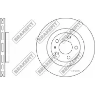 Тормозной диск APEC BRAKING HX5 7X Audi A3 (8L1) 1 Хэтчбек 1.6 102 л.с. 2000 – 2003 DK6089 RPGKRM