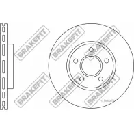 Тормозной диск APEC BRAKING P LR8G 9HNLC Ford Tourneo Connect 1 (C170) Минивэн 1.8 TDCi 90 л.с. 2002 – 2013 DK6112