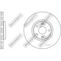 Тормозной диск APEC BRAKING 7Z4GKO DK6144 Renault Laguna (BG) 2 Хэтчбек 1.9 dCi (BG1A. BG1V) 130 л.с. 2005 – 2007 I8G 96WU