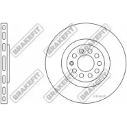 Тормозной диск APEC BRAKING Audi TT (8N9) 1 Кабриолет DK6151 QW8X7 Q Z8C0R