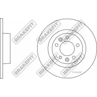 Тормозной диск APEC BRAKING DK6175 3G6KLFS Citroen Jumpy 2 (VF7) Минивэн O ONFUG