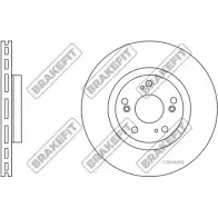 Тормозной диск APEC BRAKING 2BRUDD 3 Honda Accord 7 (CL, CN) Седан 2.2 i CTDi (CN1) 140 л.с. 2004 – 2008 CSHFG DK6242