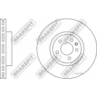 Тормозной диск APEC BRAKING BL0A8 Opel Omega (B) 2 Седан 3.0 V6 (F69) 211 л.с. 1994 – 2001 DK6246 2X QZN