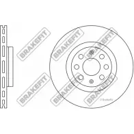 Тормозной диск APEC BRAKING Opel Corsa (D) 4 Хэтчбек 1.3 CDTI (L08. L68) 90 л.с. 2006 – 2011 DK6254 511MN0 WQ1 QEQ