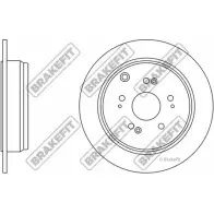 Тормозной диск APEC BRAKING GDPXO9F DK6284 Honda CR-V 2 (RD) Кроссовер 2.2 CTDi (RD9) 140 л.с. 2005 – 2006 VLFV IRU