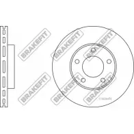 Тормозной диск APEC BRAKING Mazda 3 (BL) 2 Хэтчбек 1.6 MZR CD 109 л.с. 2008 – 2013 DQG3Y4D 3CD CAT DK6290