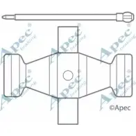 Комплектующие, тормозные колодки APEC BRAKING KIT1022 YT6NF4U 1420429509 S G0SH