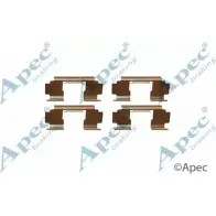 Комплектующие, тормозные колодки APEC BRAKING KIT1034 1420429518 1U9F3 MLJ 73EX