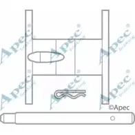Комплектующие, тормозные колодки APEC BRAKING C2WJ0D Porsche Cayenne (9PA) 1 Кроссовер Z F9QG KIT1072