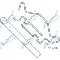 Комплектующие, тормозные колодки APEC BRAKING Toyota Yaris Verso (XP20) 1 Минивэн 1.4 D 4D (NLP20. NLP22) 75 л.с. 2001 – 2005 KIT1101 6V 91UN 8D82ONQ