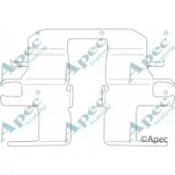 Комплектующие, тормозные колодки APEC BRAKING KIT1140 1LL0D 1420429611 CJR Q4