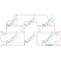 Комплектующие, тормозные колодки APEC BRAKING M8 RR9 Renault Scenic (JZ) 3 Минивэн 1.5 dCi 110 л.с. 2009 – 2025 M7VQU9 KIT1157