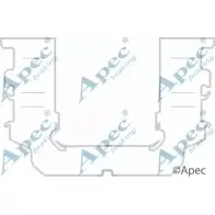 Комплектующие, тормозные колодки APEC BRAKING D1EGY KIT1180 6QH 3I Nissan Patrol (Y61) 5 1997 – 2016