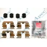 Комплектующие, тормозные колодки APEC BRAKING KIT1208 1420429671 5MXB86P C BIB8TB