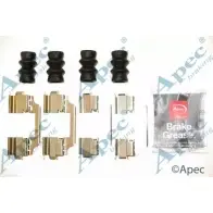 Комплектующие, тормозные колодки APEC BRAKING 1420429688 KIT1232 Z26MP4X W1ZO M