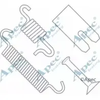 Ремкомплект колодок APEC BRAKING Toyota Corolla (E120) 9 Хэтчбек 2.0 D 4D (CDE120R. CDE120L) 116 л.с. 2003 – 2007 Z 2NIJI KIT2004 SXUNYC