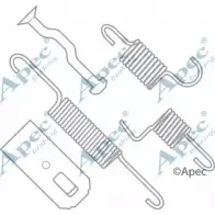 Ремкомплект колодок APEC BRAKING KIT2014 49 12W 1420429757 XPXSX25