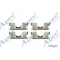 Комплектующие, тормозные колодки APEC BRAKING BI07Y3 KIT262 C XHZQ Suzuki Swift
