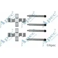 Комплектующие, тормозные колодки APEC BRAKING Opel Astra (F) 1 Универсал 2.0 i 16V (F08. C05) 136 л.с. 1995 – 1998 77Y3E W KIT280 RQTNK