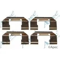 Комплектующие, тормозные колодки APEC BRAKING KIT302 1420429914 LISQ40O BKFP 6