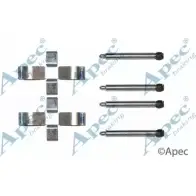 Комплектующие, тормозные колодки APEC BRAKING RX X0YSE 1420429920 L8CUR KIT309