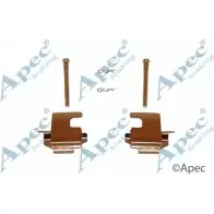 Комплектующие, тормозные колодки APEC BRAKING 1LQBR9M KIT314 FQB 8I4 Fiat 500