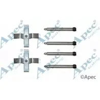 Комплектующие, тормозные колодки APEC BRAKING 1UR643O Opel Omega (B) 2 Седан 2.0 (F69. M69. P69) 116 л.с. 1994 – 1999 6N9T TA0 KIT315