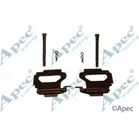 Комплектующие, тормозные колодки APEC BRAKING Ford Orion MCI GKU NG5DWIN KIT416