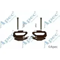 Комплектующие, тормозные колодки APEC BRAKING KIT417 50AJ 0J QBVFM Ford Escort 7 (FA, ALL) Кабриолет 1.6 Zetec 16V xR3i 90 л.с. 1995 – 1999