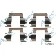 Комплектующие, тормозные колодки APEC BRAKING 1420429955 KIT420 CSF5 67O RCPAD